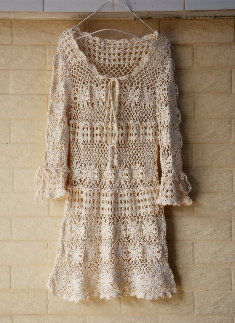 Long Sleeve Women Crochet Dress Hippie Festival Clothing | MakerPlace by Michaels Long Sleeve Women Crochet Dress Hippie Festival Clothing | MakerPlace by Michaels